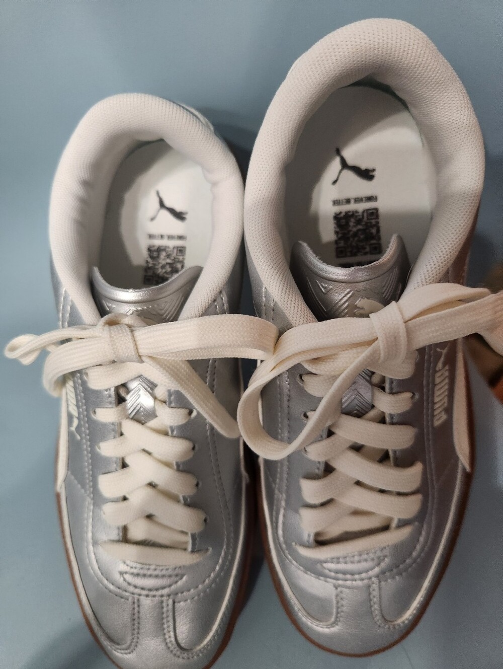 Puma Club Era II Womens Size US Size 7 Silver Sneakers - Picture 14 of 15